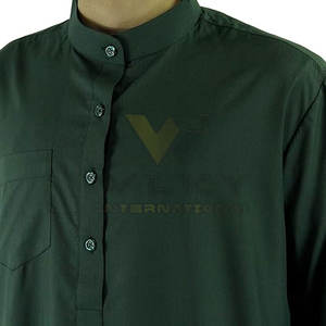 Thobe musulmán de alta calidad personalizado para hombres, nuevo diseño de color, precio al por mayor, Thobe musulmán para hombres - Product Image 3