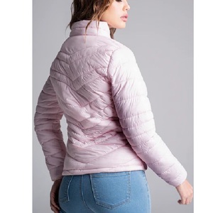 Abrigo acolchado de invierno 2025 para mujer, chaqueta acolchada cálida informal para mujer, abrigo grueso ajustado de manga larga con cuello levantado y cremallera de BD - Product Image 5