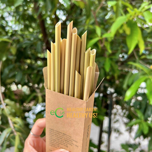 Eco Friendly <b>Bamboo</b> Biodegradable <b>Straws</b>-Durable Camping Cocktail <b>Straws</b> with Customizable Logo Eco2go Vietnam - Product Image 2