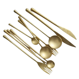 Couverts en acier inoxydable polis à la main Couverts en argent Ensemble de couverts pour mariage Hôtel Restaurant pour usage régulier - Product Image 6