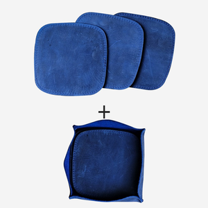 Kurtuba- Genuine Leather Luxury Coasters - Product Image 3