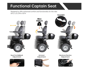 สกู๊ตเตอร์เคลื่อนที่สำหรับงานหนักและงาน DIY รุ่น G800 ขายดี รองรับการปรับแต่ง OEM รับประกัน 1 ปี ผลิตในสหรัฐอเมริกา - Product Image 2