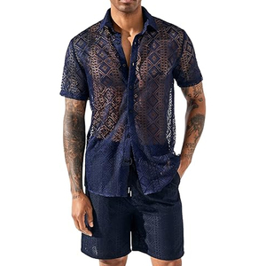 New Net <b>Men</b> Shorts Sets Short Sleeve T <b>Shirt</b> Shorts Solid Male Tracksuit Set <b>Men's</b> Clothing 2 Pieces Sets Full <b>Zip</b> <b>Up</b> - Product Image 3