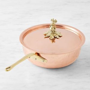 Poêle à frire écologique de luxe simple avec couvercle, compatible four et tous feux, personnalisable, commande en gros - Product Image 3