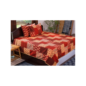 Soft Touch 100% Cotton Print Abstract 340TC Eco Conscious Long Lasting GOTS Certified Crafted In India Gifting Purpose <b>Bedspread</b> - Product Image 6