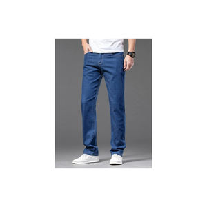 กางเกงยีนส์ทรงหลวมแนวสตรีทของผู้ชายกางเกงทรงหลวมแบบกำหนดเองกางเกงทรงสเกตแบบวินเทจเอวกลางสีดำซีดมีไซส์ใหญ่พิเศษ - Product Image 2