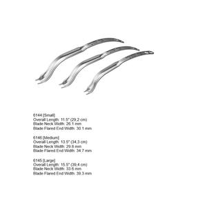 Élévateur fémoral antérieur Bozeman THA, rétracteur orthopédique, instruments chirurgicaux pour pied et cheville, manuel, acier inoxydable, CE ISO - Product Image 3