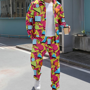 Chándales de gimnasio para hombre personalizados, 2 uds., transpirables, ecológicos, con estampado de diseño sólido para la temporada de invierno - Product Image 4