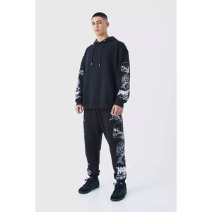 Hot Seller Super Quality Amazing Heavyweight Sublimated Solid Tracksuits Customized Logo Design Casual Streetwear <b>Running</b> - Product Image 1