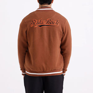 Veste Letterman avec logo personnalisé pour hommes veste universitaire en tissu de laine avec patchs de broderie vestes pour hommes, veste pour homme - Product Image 4