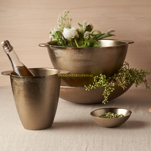 ถังน้ำแข็งแชมเปญไวน์สแตนเลสสีดำมีตราสัญลักษณ์ตู้เย็นเครื่องดื่มที่ทันสมัยสำหรับบาร์ร้านอาหารโรงแรมภาชนะสำหรับดื่ม - Product Image 5