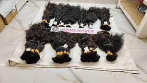 Extensiones de Cabello Humano Virgen Remy Indio al por Mayor, Trenzas Rizadas Crudas, Cabello Humano en Paquetes, Doble Trama, Ondulado Profundo, Todos los Colores - Product Image 4