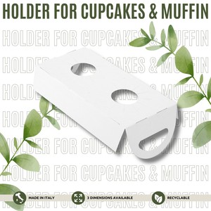 Made in Italy Eco-Friendly Recyclable Luxury Disposable Rectangular Paperboard <b>Box</b> Handle Self Erecting Food Container White - Product Image 2