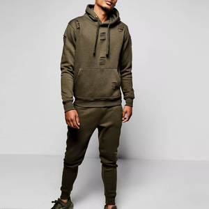 Nueva tela de algodón hecha de chándal desgastado de Color sólido clásico parche ligero bordado ropa de calle chándal Vintage - Product Image 1