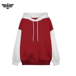 2025 superventas de las mujeres de color personalizado bloque largo pulóver con capucha estilo callejero diseño de punto temporada de invierno 100% algodón adulto - Product Image 1