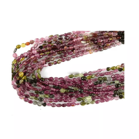 Cuentas de Turmalina 100% Naturales de Alta Calidad al por Mayor, Sueltas, Lisas, de Forma Irregular, Multicolor, Excelentes para Pulseras Alif