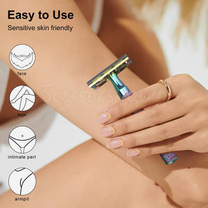 Rasoir de sécurité de qualité pour barbier avec poignée antidérapante et lames remplaçables pour un rasage précis et lisse - Product Image 3