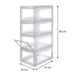 Cofanetto da Sneakers Premium Alexa, organizzatore di scarpe da 12 pezzi - Product Image 4