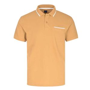Polo de golf anti-humidité avec tissu 100% polyester, chemise design respirante grande taille pour uniformes d'équipe et golf décontracté - Product Image 1
