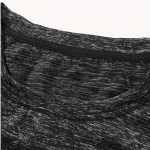 Camiseta Deportiva Sólida para Hombre ODM, para Gimnasio, Entrenamiento, Secado Rápido, Transpirable, Ropa Deportiva Activa, 190 Gramos, Ecológica, Antipilling, Venta al Por Mayor - Product Image 3