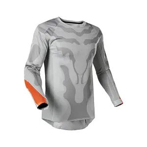 Jersey de Motocross de alta calidad hecho de tela de malla de poliéster 100% con proceso de Sublimación de color que nunca se desvanece diseño personalizado - Product Image 1
