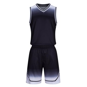 Uniformes de basket-ball OEM ensembles sans manches en polyester 100% respirant imprimé par transfert de chaleur personnalisé avec votre logo - Product Image 2