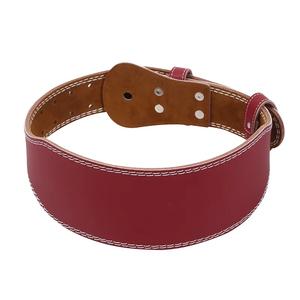 GAF Custom Logo Heavy Adjustable Cowhide Leather Glitter Non-Slip Breathable High Quality <b>Weight</b> Lifting Gym <b>Belt</b> - Product Image 5