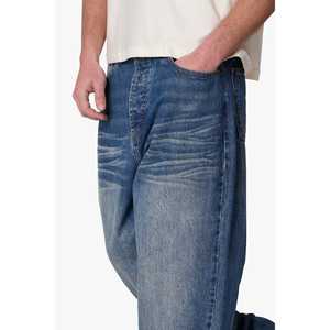 ผ้ายีนส์ทรงหลวมและยับเป็นพิเศษ - Product Image 4