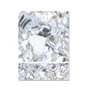 Baldosa de porcelana esmaltada para pulida y sala de estar, baldosa blanca de carrara, 60x120, 120x120 - Product Image 2