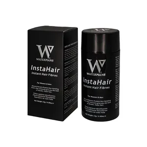 Watermans Hair Loss Corretivo Patch Corretivo 240 unidades Cabelo Construção Fibras 23g Tratamento Cabelo Castanho Escuro