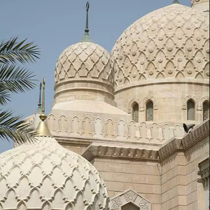 Mezquita y Mazar de Diseño Tradicional en Mármol Blanco, Impermeable, con Domos Tallados a Mano y Trabajos de Piedra en el Patio - Product Image 2