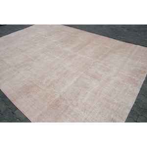 Alfombra Turca Vintage de Lana Rosa, 8.8x12.3 pies (269x376 cm) - Product Image 2