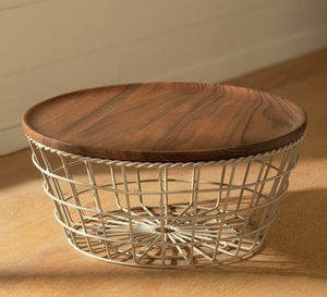Decorative <b>wired</b> & wood <b>baskets</b> ideal for fruits, bread, or home accents wholesale pricing & fast shipping decorative <b>baskets</b> - Product Image 5