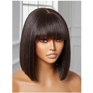 Peluca de pelo chino virgen altamente recomendada, estilo recto Natural, productos originales de estilismo al por mayor a granel - Product Image 2