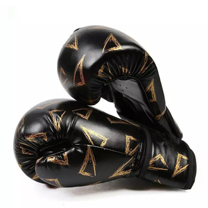 2024 Guantes de boxeo brillantes para Muay Thai y Fitness Opción de impresión personalizada Servicio OEM Guantes de entrenamiento de entrega urgente - Product Image 1