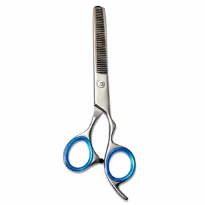 Ciseaux de coiffure professionnels de qualité salon, 7 pouces, en acier inoxydable, pour texturiser et amincir les cheveux, pour droitiers - Product Image 1