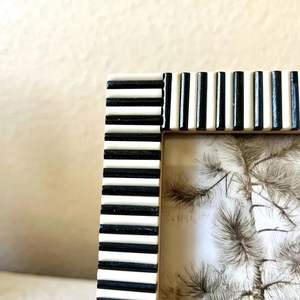 LHome Decor Resin <b>Photo</b> <b>Frame</b> Rectangular Shape Elegant Ivory Color Stylish Handmade Wall <b>Mount</b> Vertical Orientation - Product Image 1