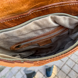 กระเป๋าโท้ทหนังแท้สำหรับผู้หญิงหรูหราออกแบบได้ตามต้องการมีที่จับหนังแท้แฟชั่นใหม่ - Product Image 3