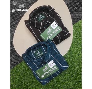 Chemise à manches longues pour hommes de qualité supérieure Style Vintage Grindal Checks Pattern Texture confortable pour le travail Voyage Casual Wear - Product Image 5