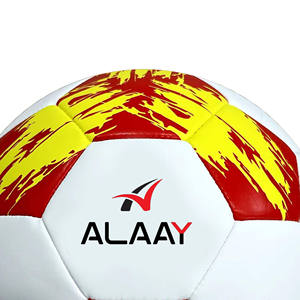 Ballon de football taille 5 personnalisé en cuir PU souple à haute élasticité durable pour les matchs et l'entraînement de football cousu - Product Image 6