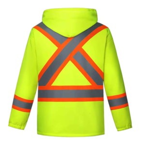 High Quality Custom Safety High Visibility <b>Corduroy</b> Work Clothes Front Logo Unisex Winter <b>Jacket</b> Stand High Street Factory - Product Image 6