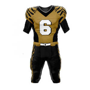 Ensemble de maillot et pantalon de football américain de performance supérieure, impression de logo personnalisée, séchage rapide, antibactérien, grande taille - Product Image 4
