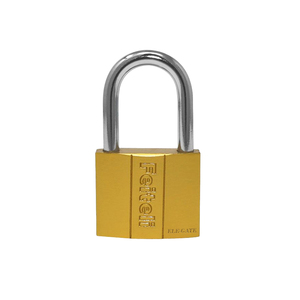 Lucchetto in Ferro con Gancio e Cilindro in Ottone da 38 mm, Realizzato in Acciaio - Product Image 2