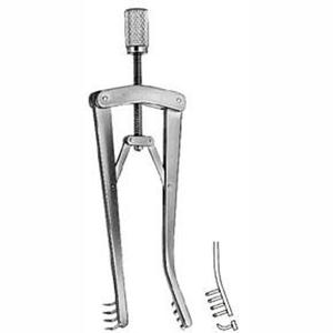 Joll ไทรอยด์ retractor กับ2ตัวเองรักษา2 Pincher ใบมีดพื้นฐานของเครื่องมือผ่าตัด - Product Image 6