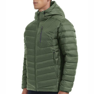 Men's High Quality Custom Street wear Puffer Jacket Thick Warm <b>Winter</b> <b>Hooded</b> <b>Coat</b> Puffer jacket for men - Product Image 4