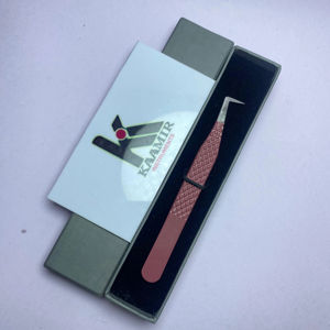 Pince à épiler professionnelle multi-couleur enduite d'extension de cils de vente chaude en gros avec boîte personnalisée dans notre usine - Product Image 1