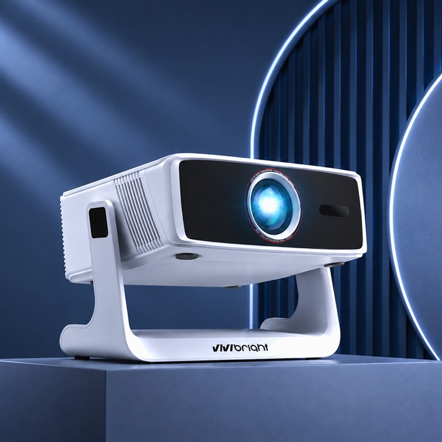 New 2026 VIVIBRIGHT G2000 Portable Projector, Home Cinema Projector with Auto Keystone Projector and LED Projector Technology