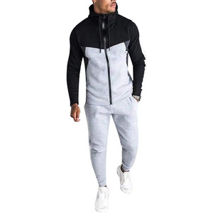Chándal de Diseño Moderno con Mangas Largas, Precio al por Mayor 2026, Bloques de Color, para Hombre, Camisa con Cierre y Cuello Alto 2026 - Product Image 4
