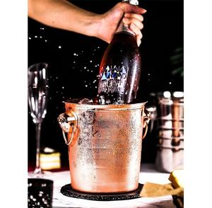 Cubetera para Champán de Acero Inoxidable Color Oro Rosa de 3L con Asas Resistente al Óxido para Bar, Hotel y Eventos Proveedor Mayorista - Product Image 1