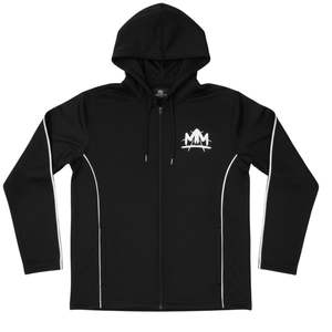 Mens full zip hoodie tracksuit set with <b>slim</b> <b>fit</b> <b>jogger</b> pants athletic streetwear for gym training running and daily wear - Product Image 1